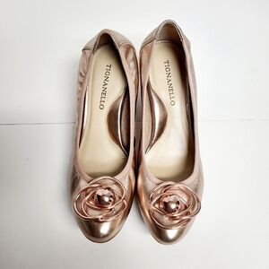 TIGNANELLO ROSE GOLD WEDGE